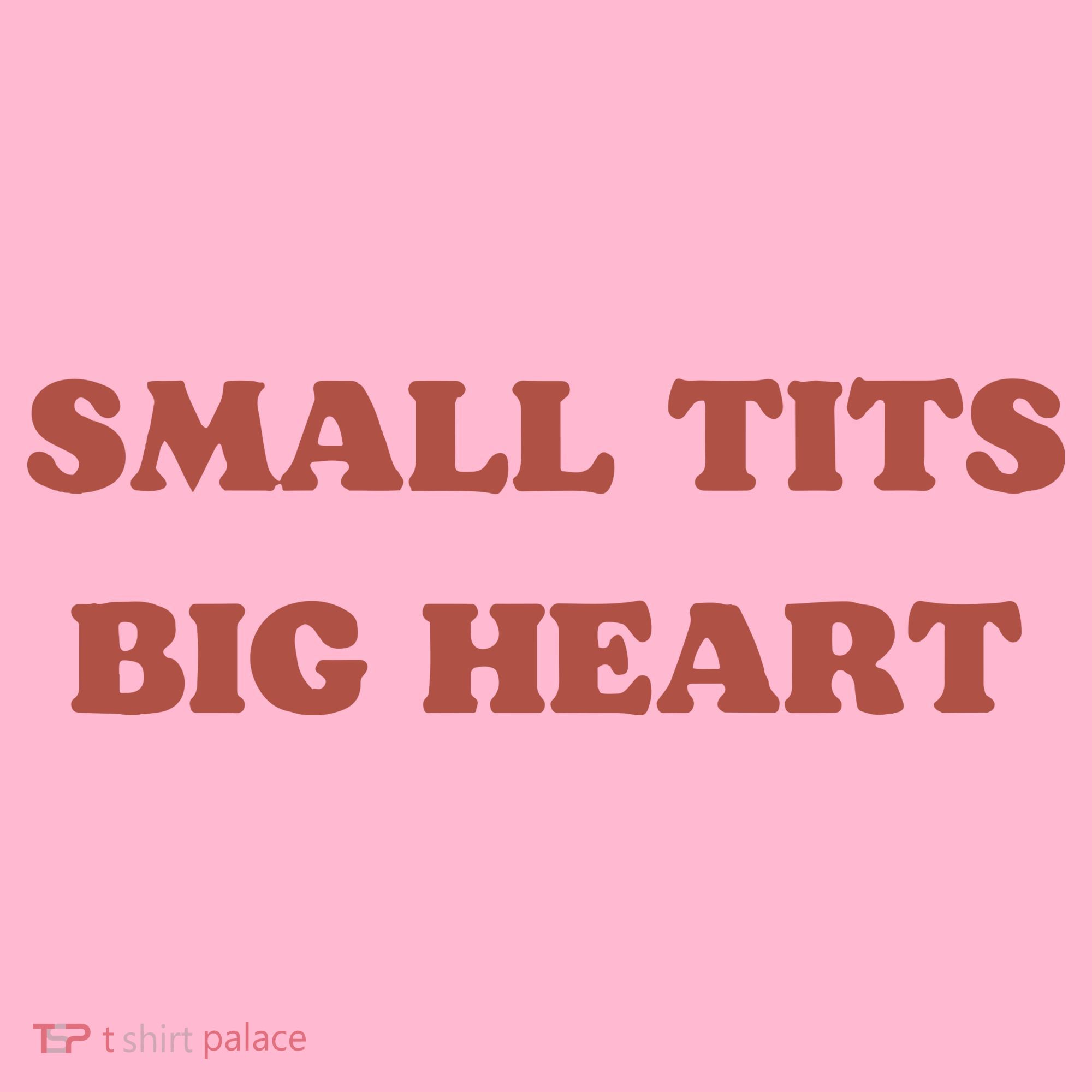 Small Tits Big Heart Coaster