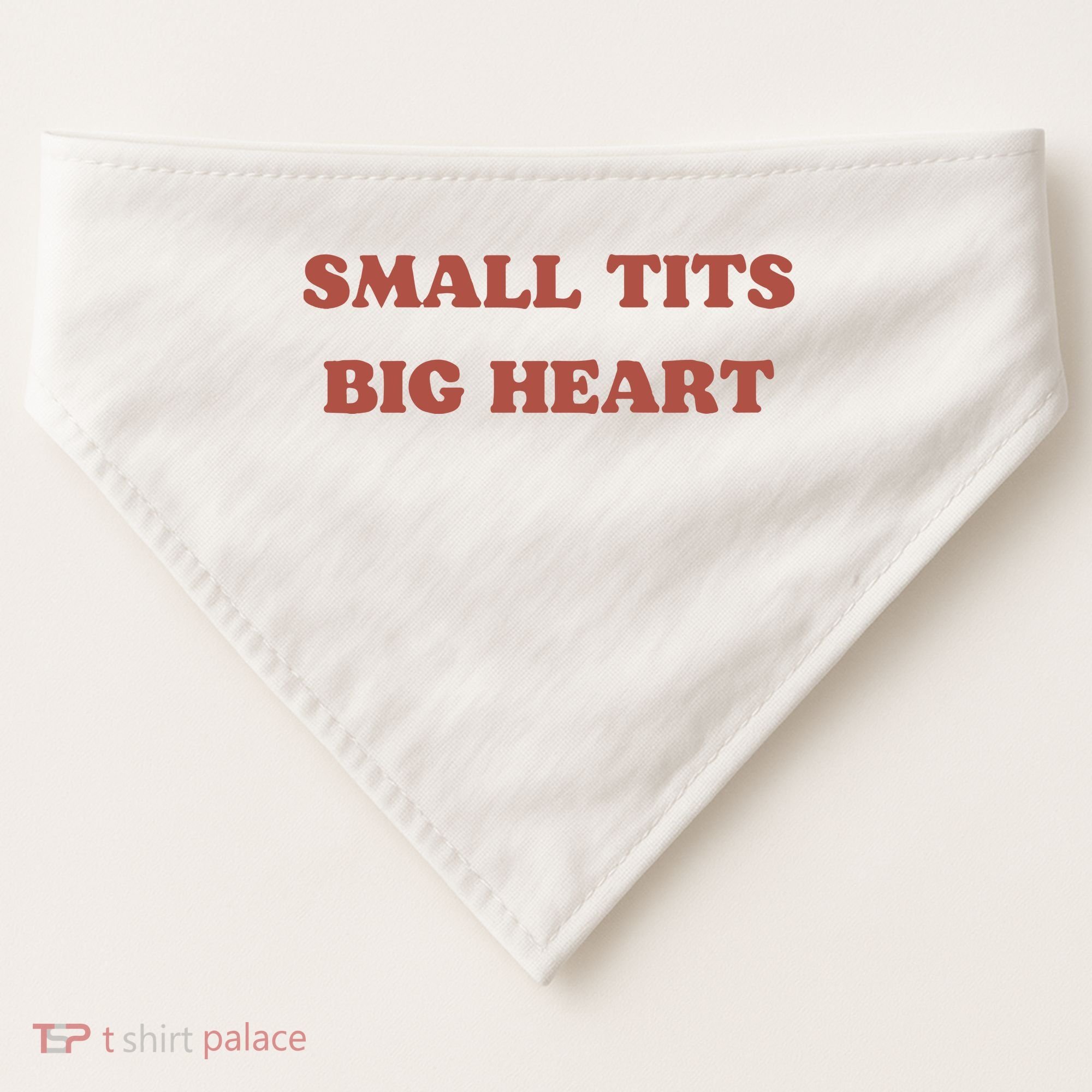 Small Tits Big Heart USA-Made Doggie Bandana