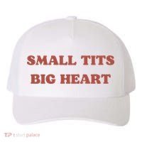 Small Tits Big Heart Yupoong Adult 5-Panel Trucker Hat thumb 0
