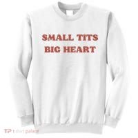 Small Tits Big Heart Sweatshirt thumb 0