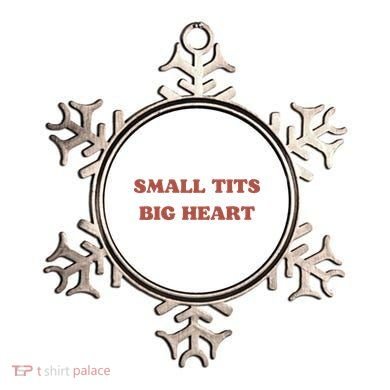 Small Tits Big Heart Ornament