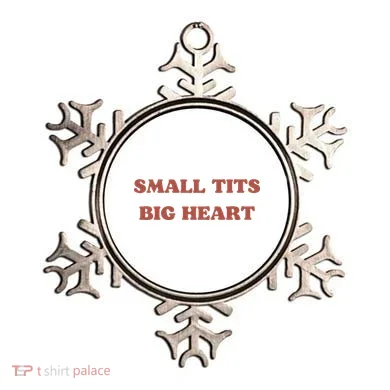 Small Tits Big Heart Ornament