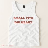 Small Tits Big Heart Tank Top thumb 2