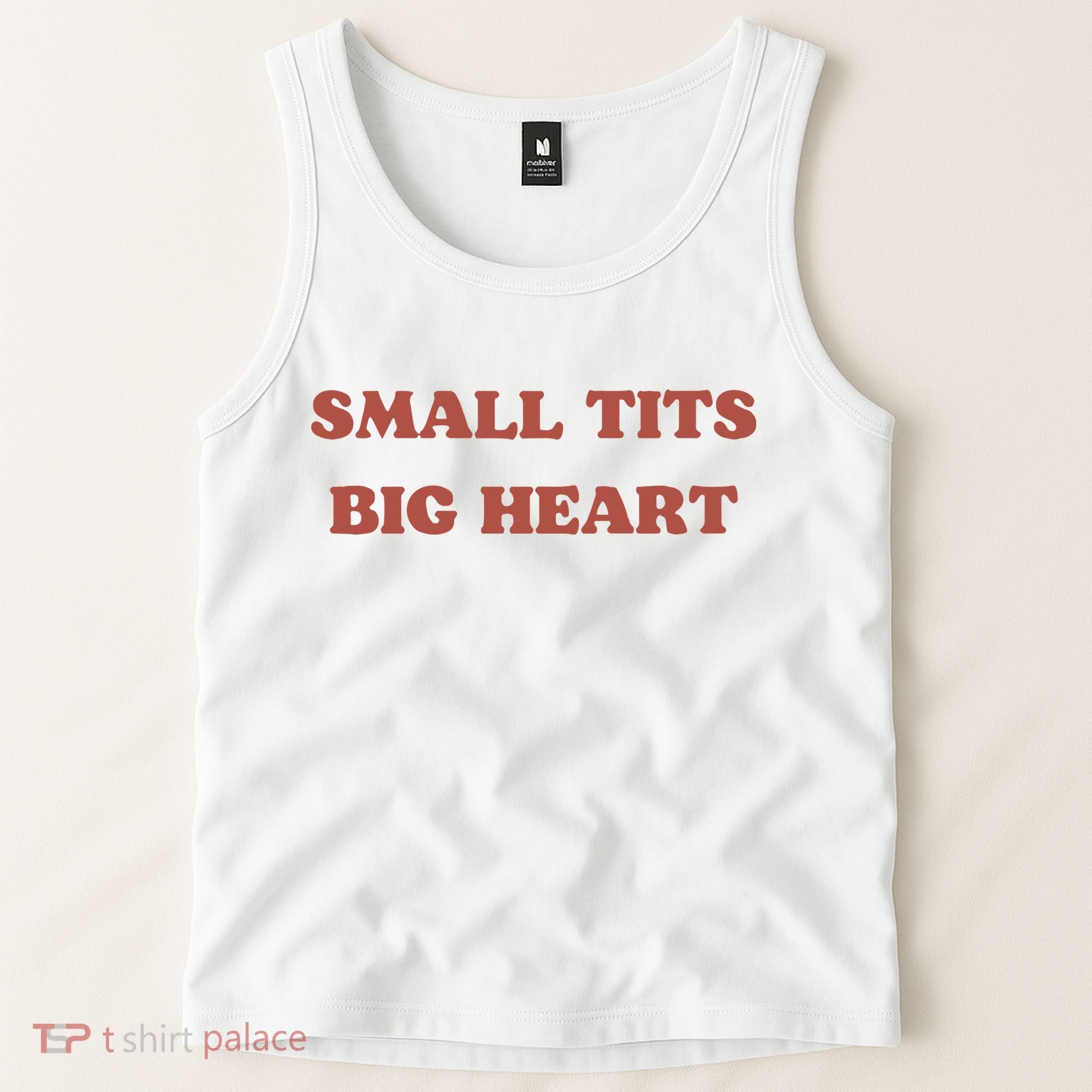 Small Tits Big Heart Tank Top