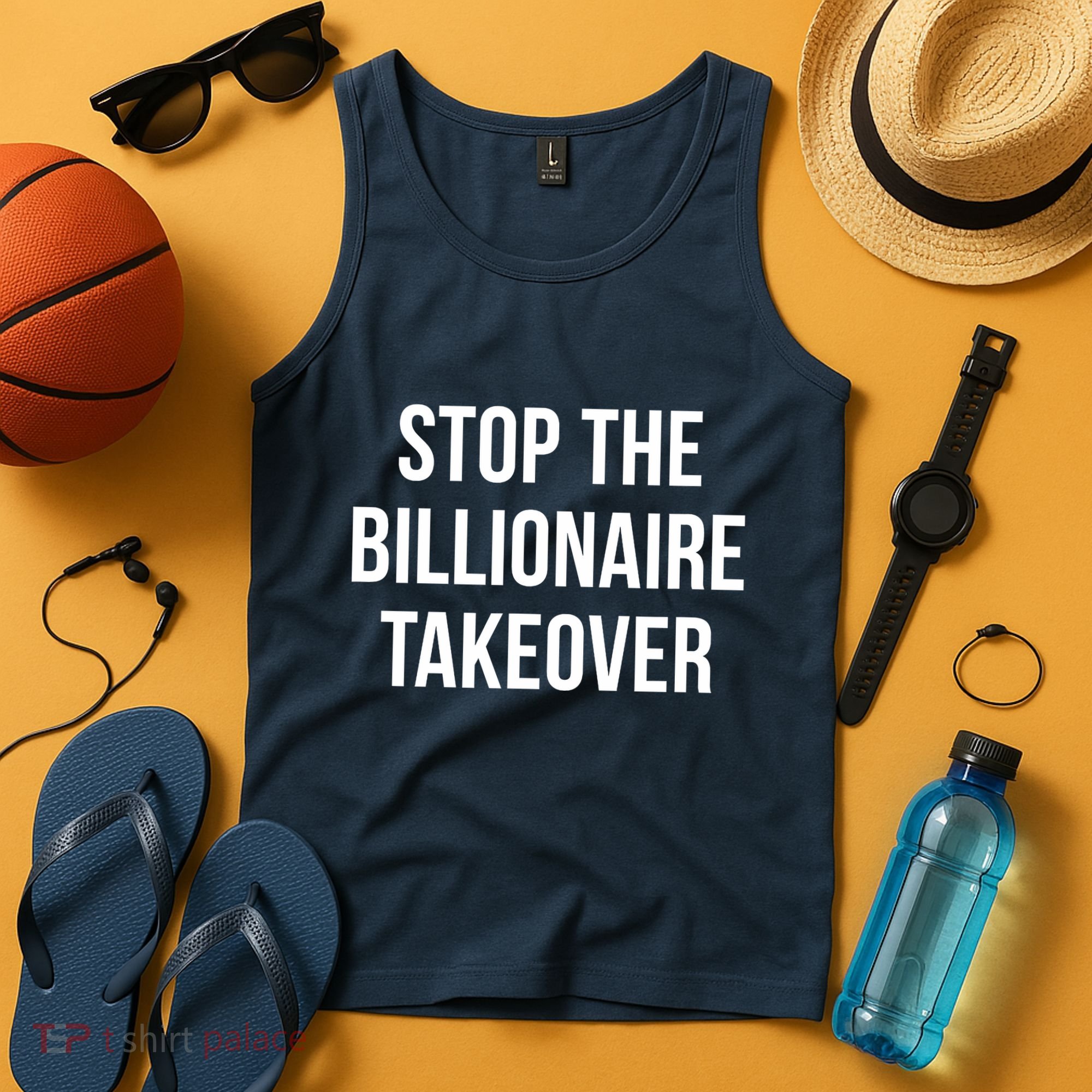 Stop The Billionaire Takeover Tank Top