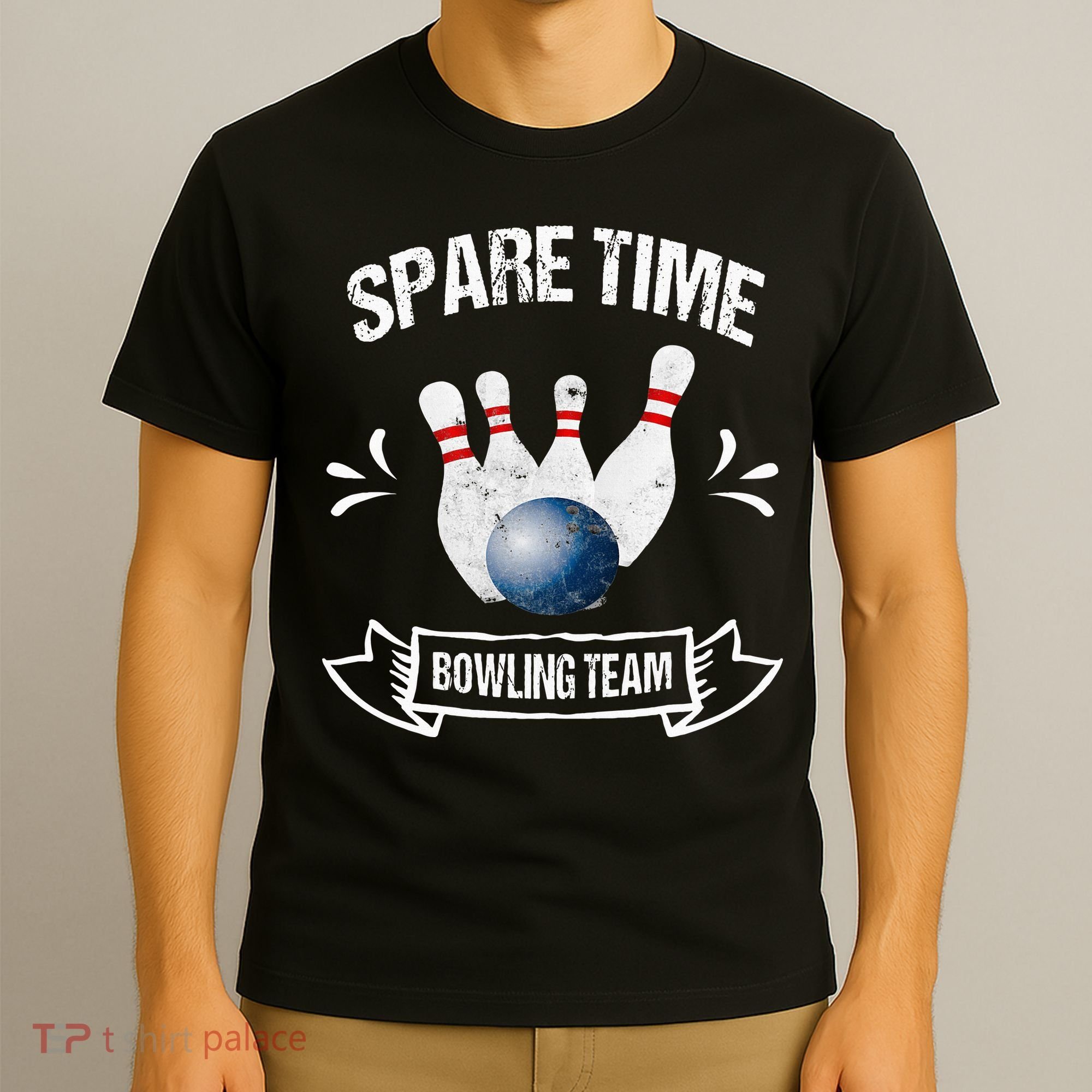 Spare Time Bowling Team Funny Bowling T-Shirt