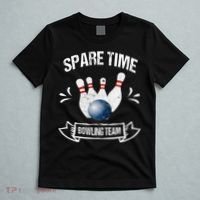 Spare Time Bowling Team Funny Bowling T-Shirt thumb 5