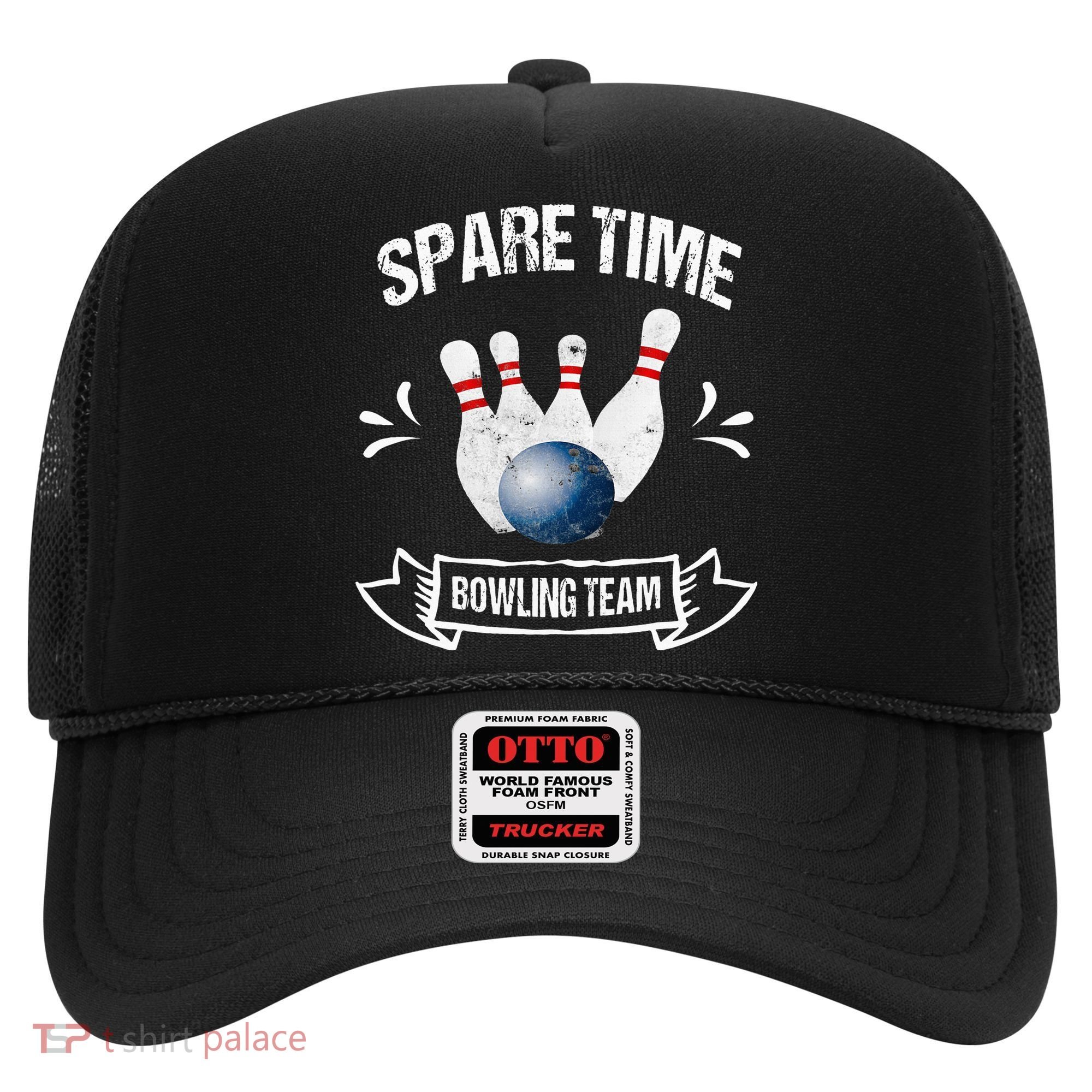 Spare Time Bowling Team Funny Bowling Hat