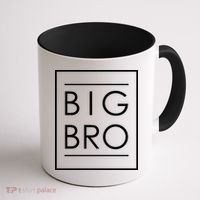 Soon To Be New Big Brother Gift Proud Big Bro Announcement Coffee Mug thumb 1
