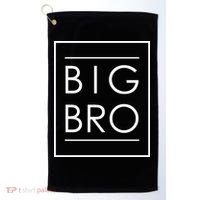Soon To Be New Big Brother Gift Proud Big Bro Announcement Golf Towel thumb 0