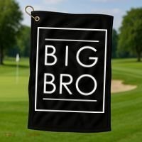 Soon To Be New Big Brother Gift Proud Big Bro Announcement Golf Towel thumb 1
