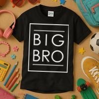 Soon To Be New Big Brother Gift Proud Big Bro Announcement Kids T-Shirt thumb 3