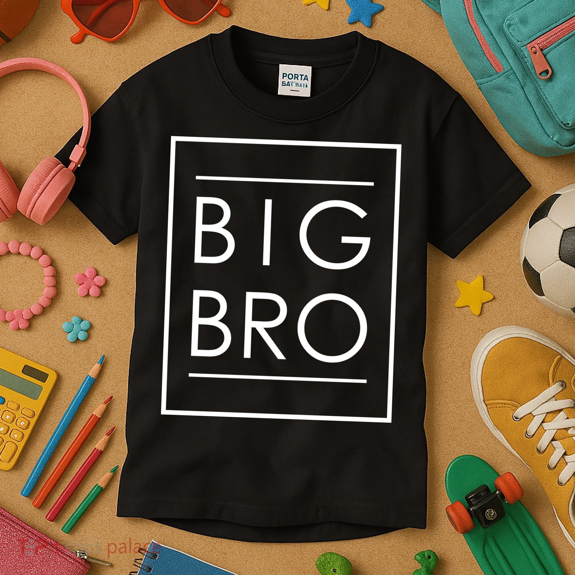 Soon To Be New Big Brother Gift Proud Big Bro Announcement Kids T-Shirt