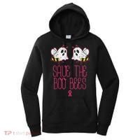 Save The Boobees Boo Bees Breast Cancer Halloween Women's Hoodie thumb 0