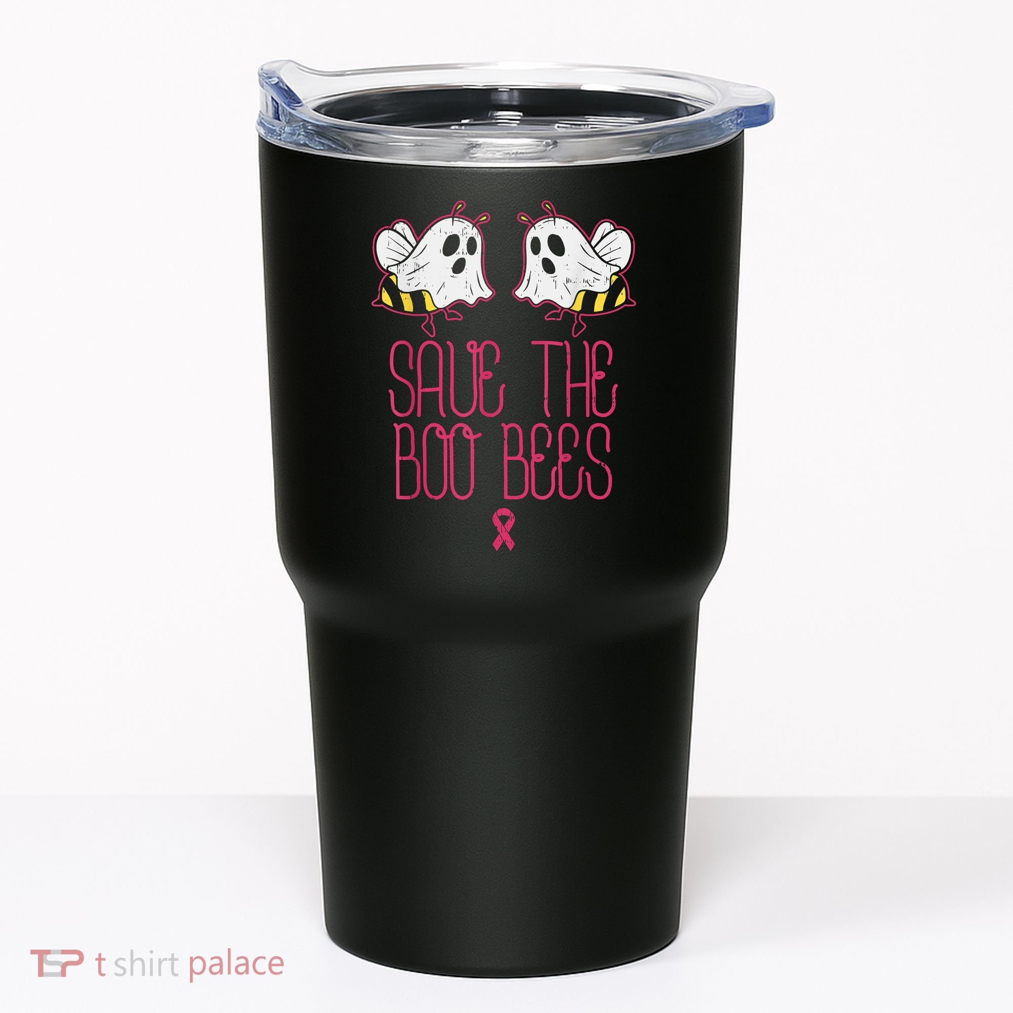 Save The Boobees Boo Bees Breast Cancer Halloween Tumbler