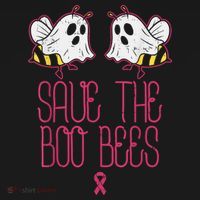 Save The Boobees Boo Bees Breast Cancer Halloween Women's Tank Top thumb 5
