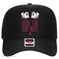 Save The Boobees Boo Bees Breast Cancer Halloween Hat thumb 0