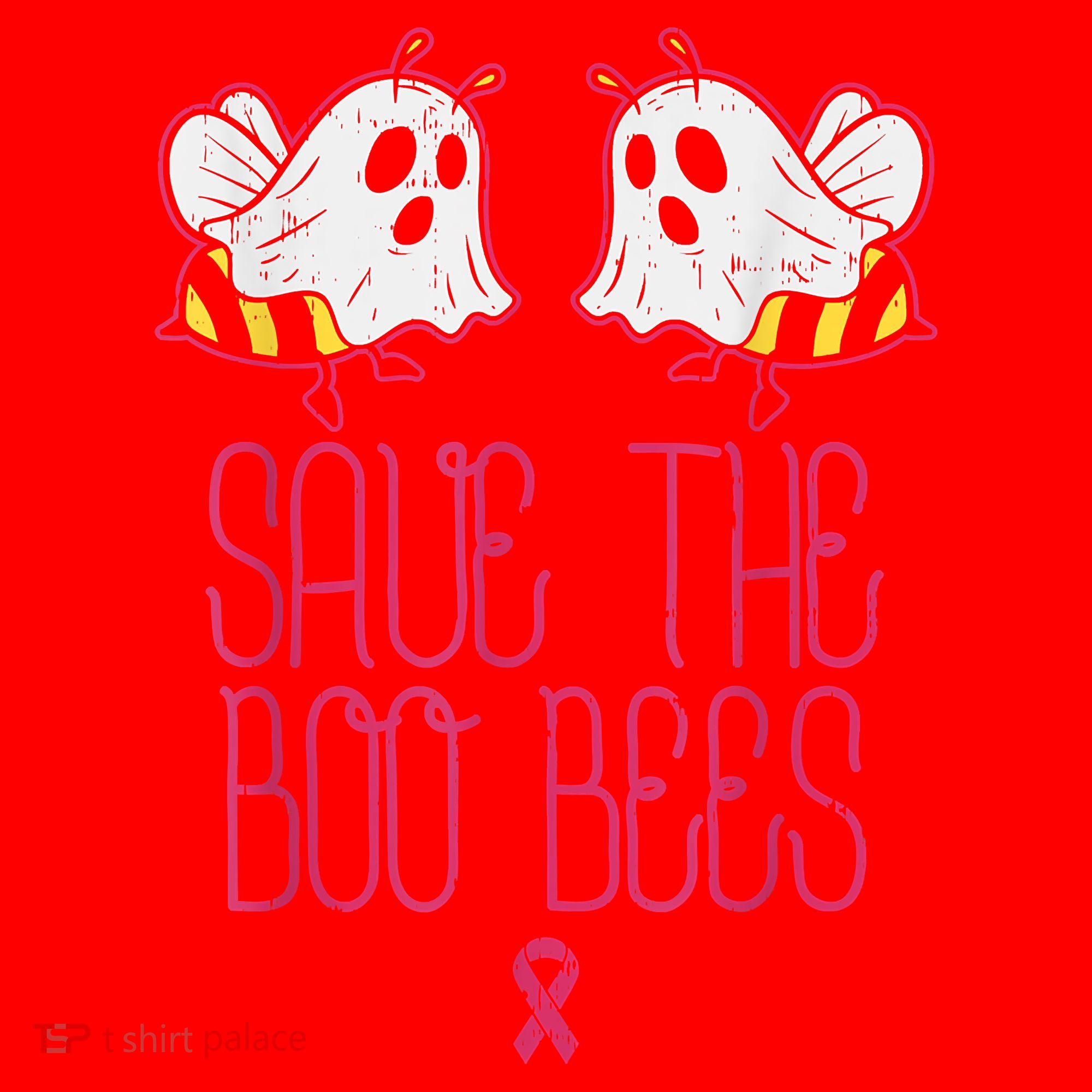 Save The Boobees Boo Bees Breast Cancer Halloween Santa Hat