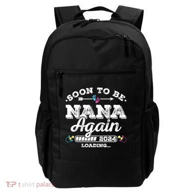 Soon To Be Nana Again 2024 Loading Pregnancy Announcement Backpack
