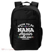 Soon To Be Nana Again 2024 Loading Pregnancy Announcement Backpack thumb 0