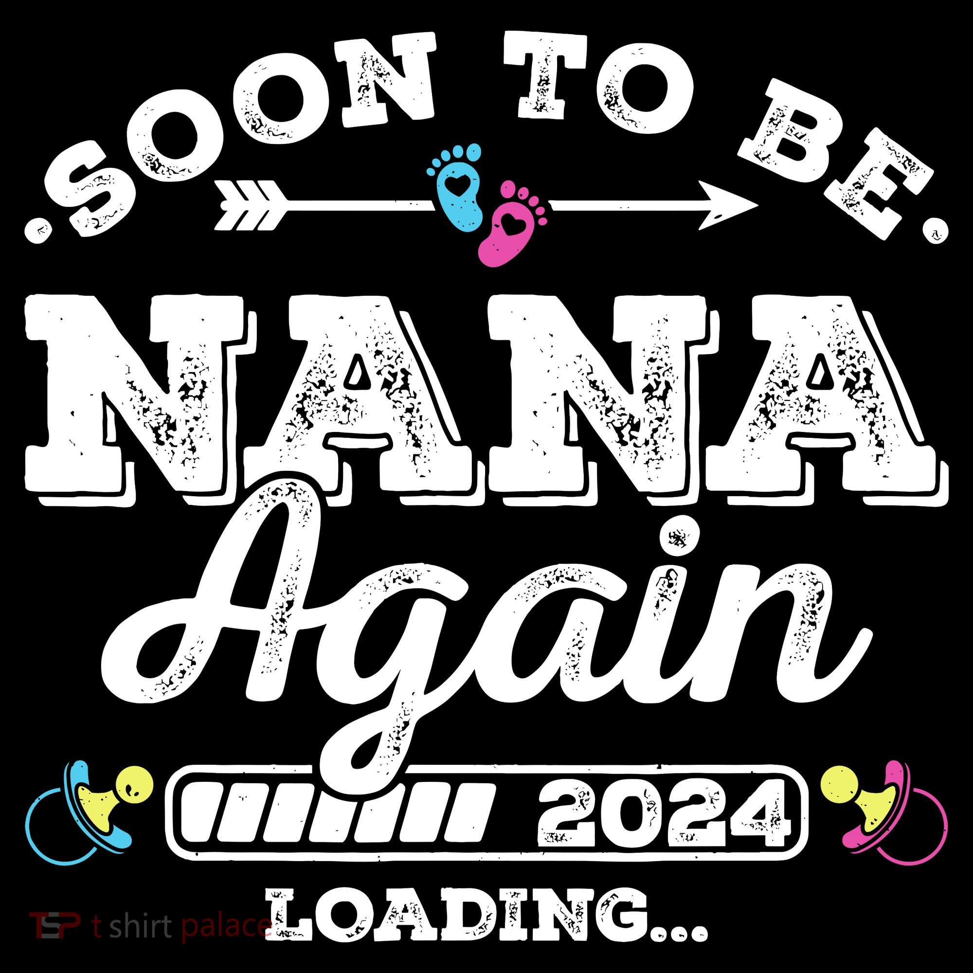 Soon To Be Nana Again 2024 Loading Pregnancy Announcement Ornament