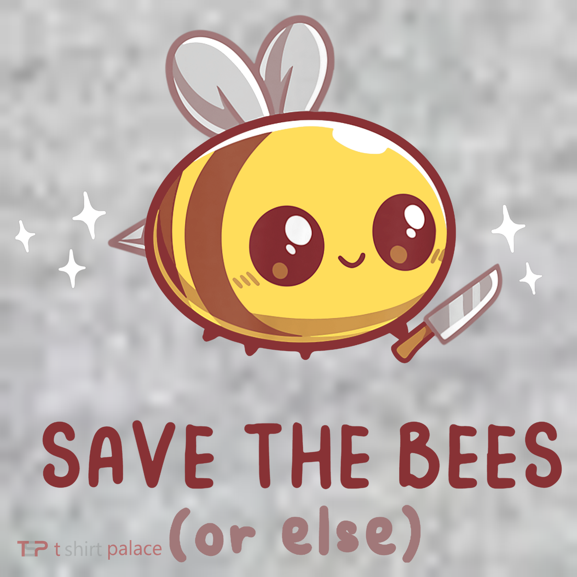 Save The Bees( Or Else) For Yellow Bees Funny Tee Pajama Set