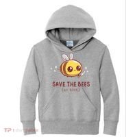 Save The Bees( Or Else) For Yellow Bees Funny Tee Kids Hoodie thumb 0