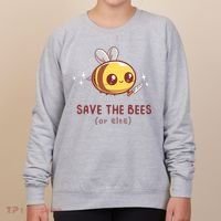 Save The Bees( Or Else) For Yellow Bees Funny Tee Women's Sweatshirt thumb 0