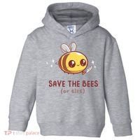 Save The Bees( Or Else) For Yellow Bees Funny Tee Toddler Hoodie thumb 0