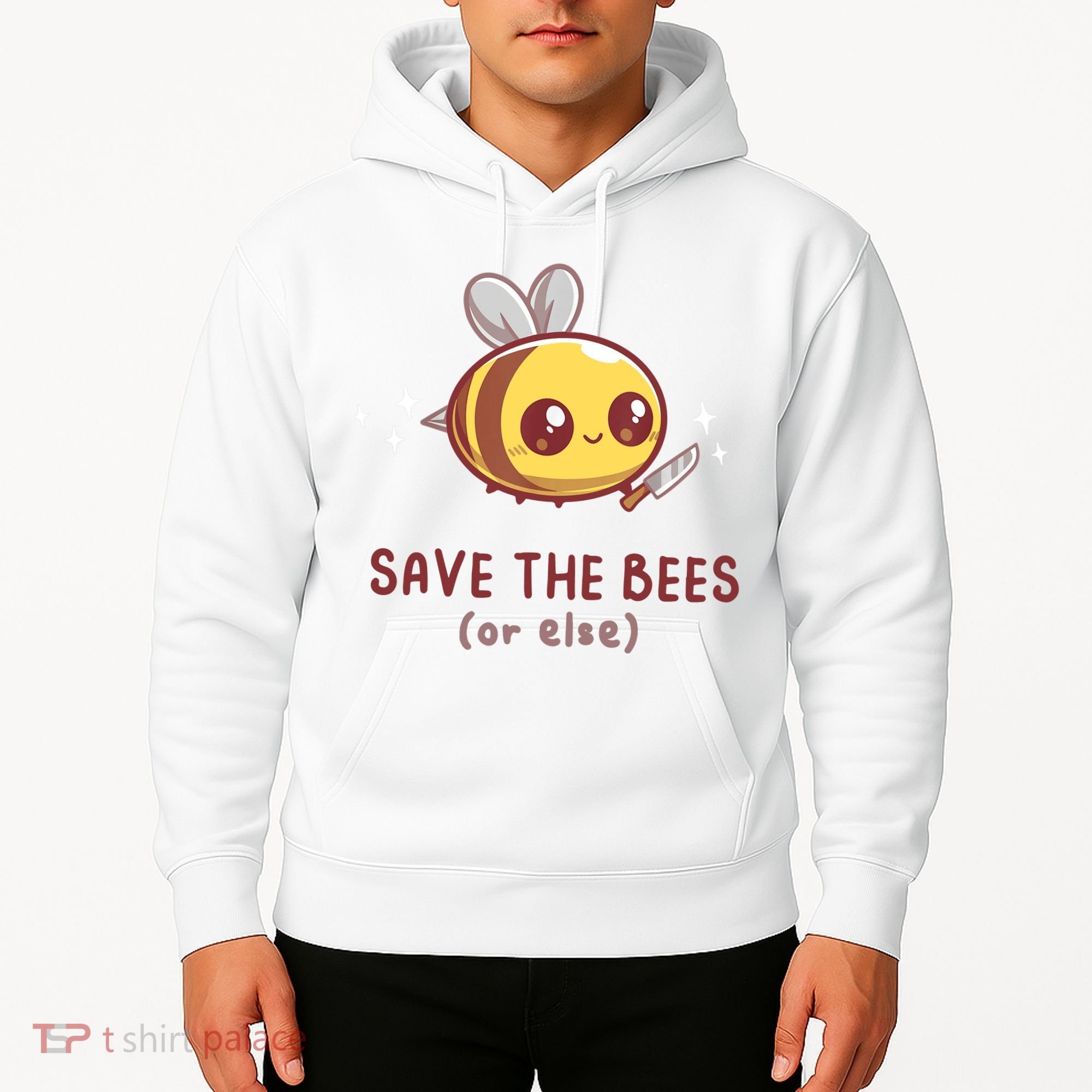 Save The Bees( Or Else) For Yellow Bees Funny Tee Hoodie