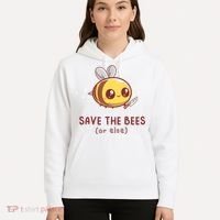 Save The Bees( Or Else) For Yellow Bees Funny Tee Hoodie thumb 5