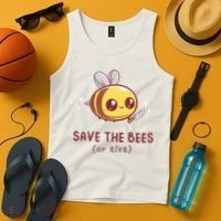 Save The Bees( Or Else) For Yellow Bees Funny Tee Tank Top thumb 4