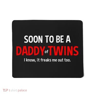 Soon To Be A Daddy Of Twins Expecting Father Mousepad