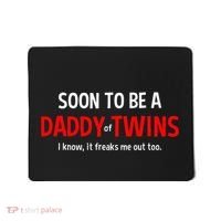 Soon To Be A Daddy Of Twins Expecting Father Mousepad thumb 0