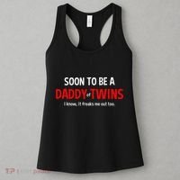 Soon To Be A Daddy Of Twins Expecting Father Women's Tank Top thumb 3