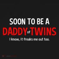 Soon To Be A Daddy Of Twins Expecting Father Women's T-Shirt thumb 6