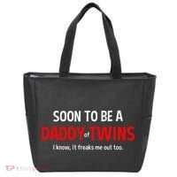 Soon To Be A Daddy Of Twins Expecting Father Tote Bag thumb 0