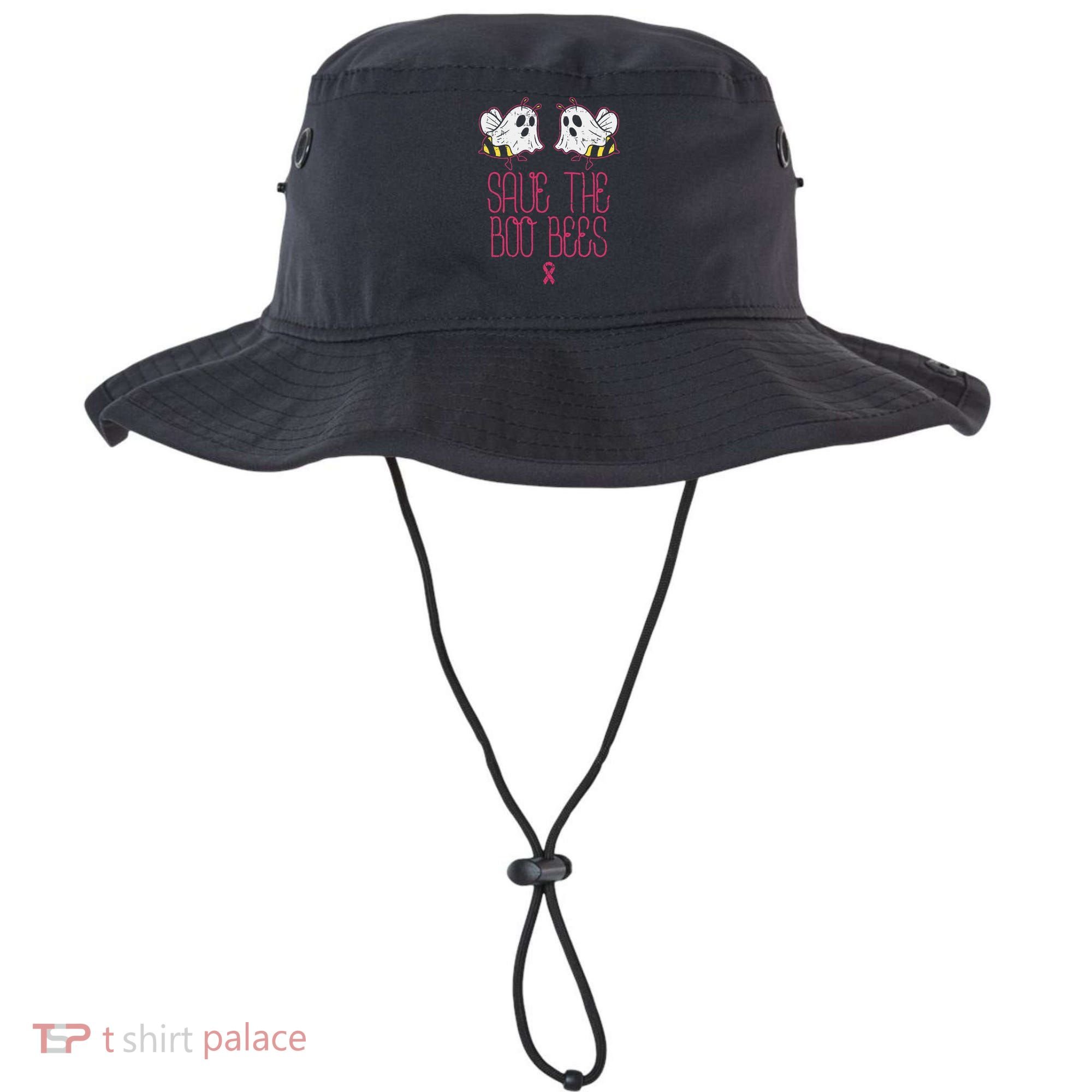 Save The Boobees Boo Bees Breast Cancer Halloween Bucket Hat