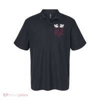 Save The Boobees Boo Bees Breast Cancer Halloween Polo thumb 0