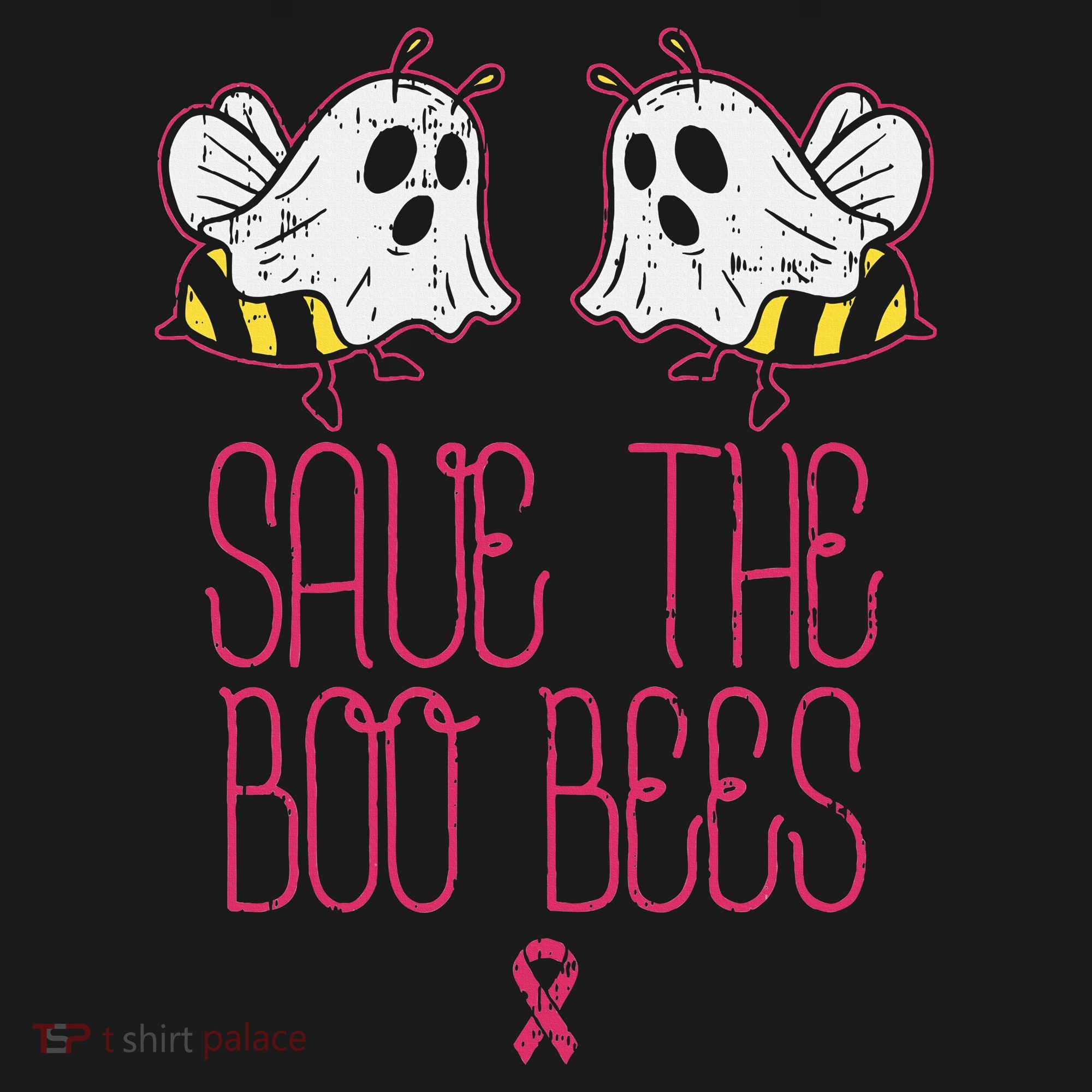 Save The Boobees Boo Bees Breast Cancer Halloween Baby Bodysuit