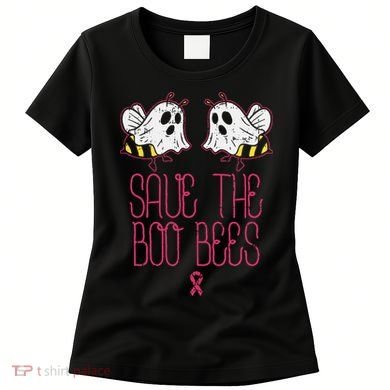 Save The Boobees Boo Bees Breast Cancer Halloween Women's T-Shirt