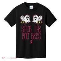 Save The Boobees Boo Bees Breast Cancer Halloween Kids T-Shirt thumb 0