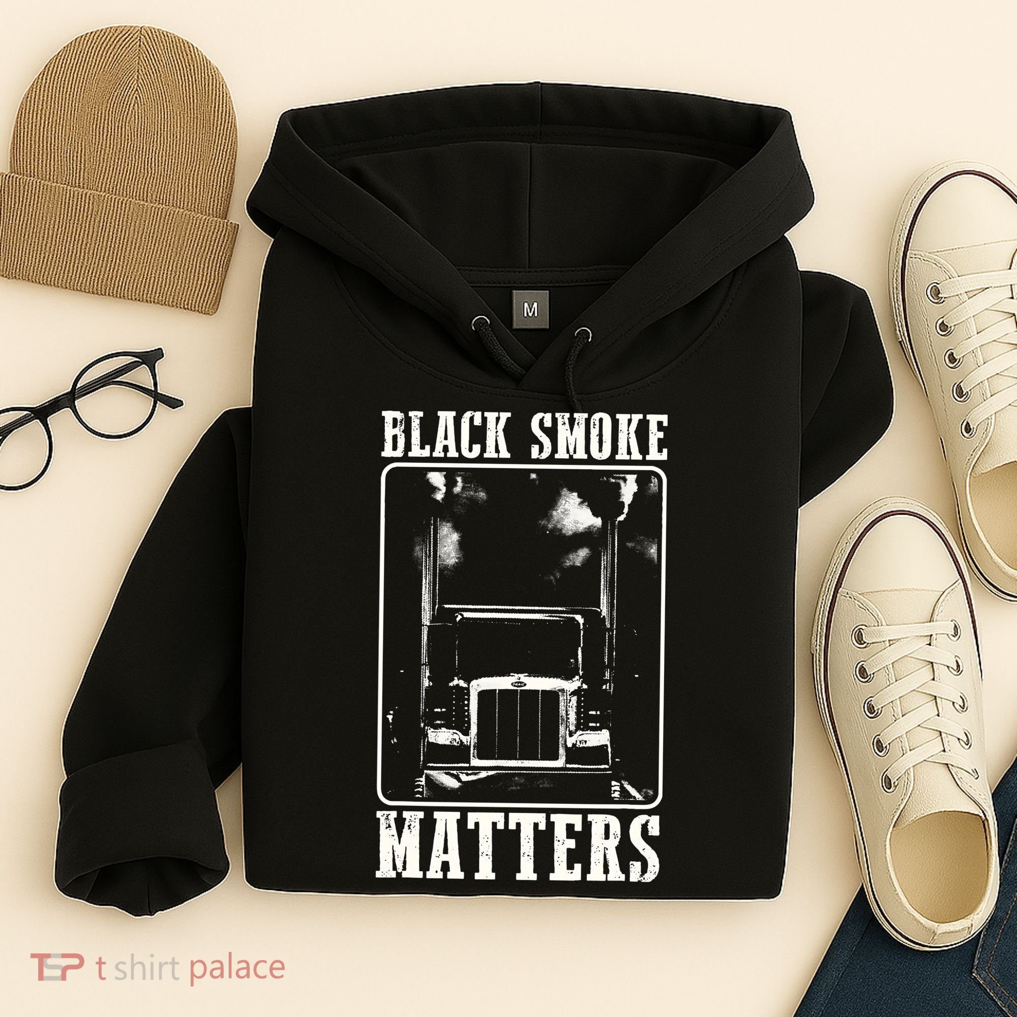 Super Trucker Big Rig SemiTrailer Truck Driver Hoodie