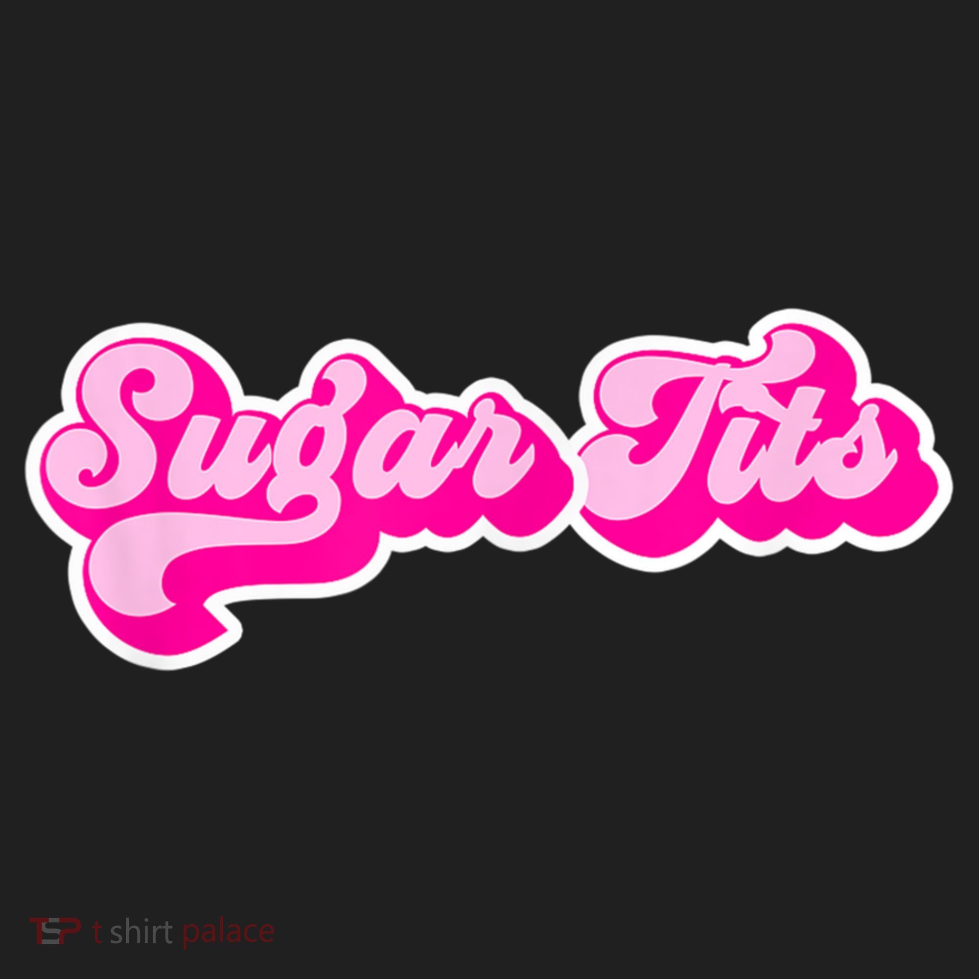 Sugar Tits Bubblegum Pink Women's Sweatshirt