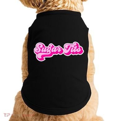Sugar Tits Bubblegum Pink Doggie Tank