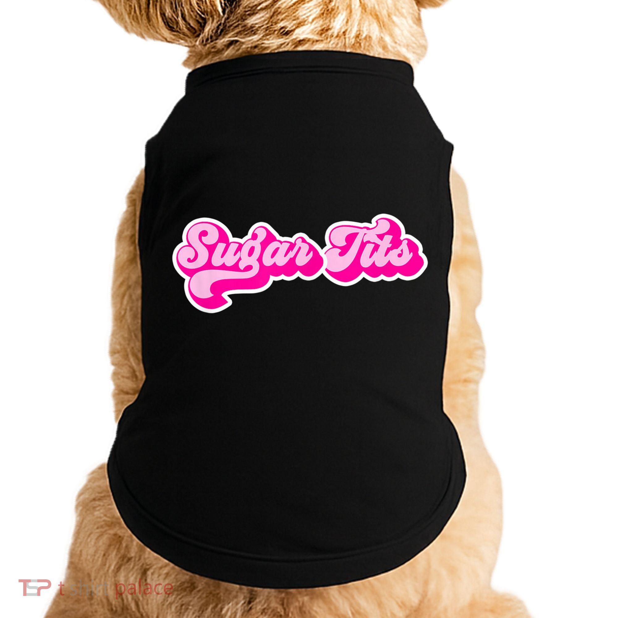 Sugar Tits Bubblegum Pink Doggie Tank