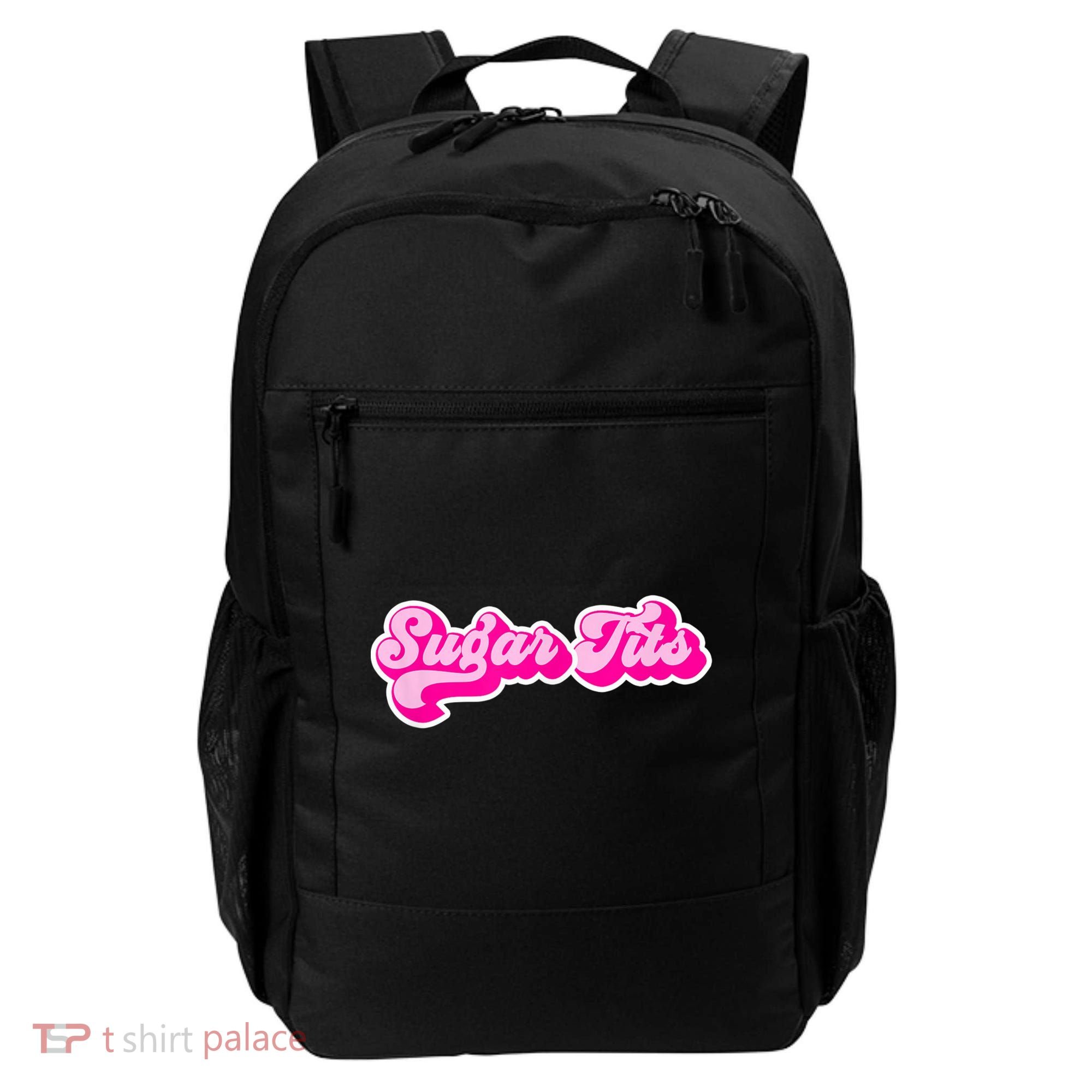 Sugar Tits Bubblegum Pink Backpack
