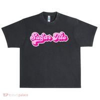 Sugar Tits Bubblegum Pink Urban Oversized Heavyweight T-Shirt thumb 0