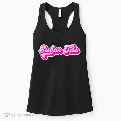 Sugar Tits Bubblegum Pink Women's Tank Top