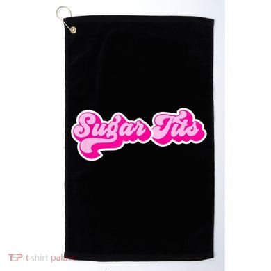 Sugar Tits Bubblegum Pink Golf Towel